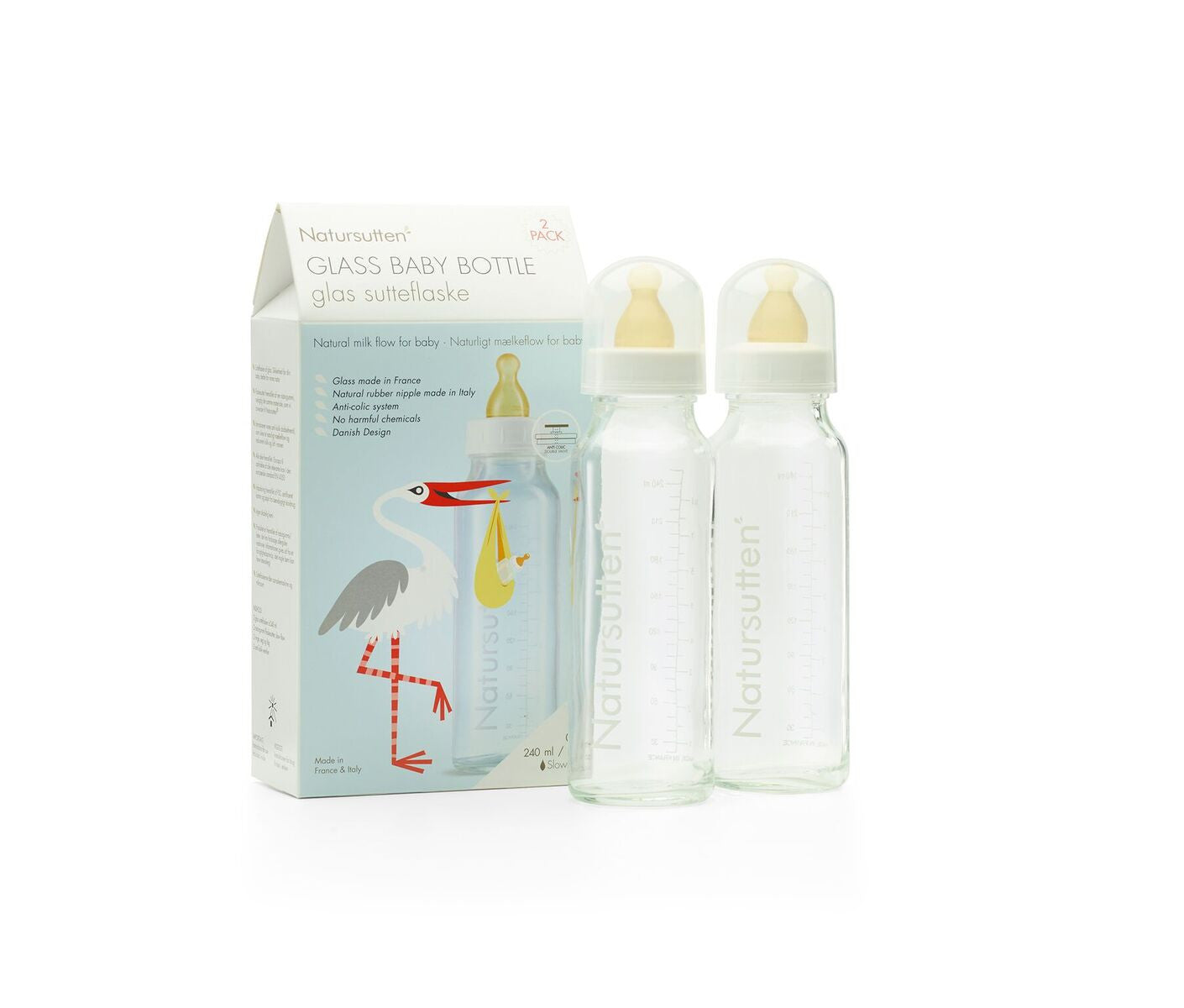 Natursutten Glass Baby Bottle