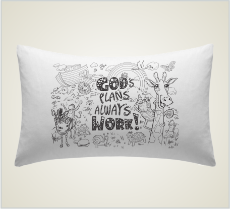 Case o'Faith Pillowcase "Toddler - Gods Plans"