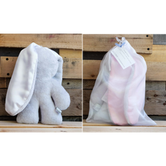 Lily n Jack Snuggle Bunny in Organza Bag