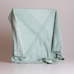 Y'Omi Knitted Bamboo Blanket - Mint Green